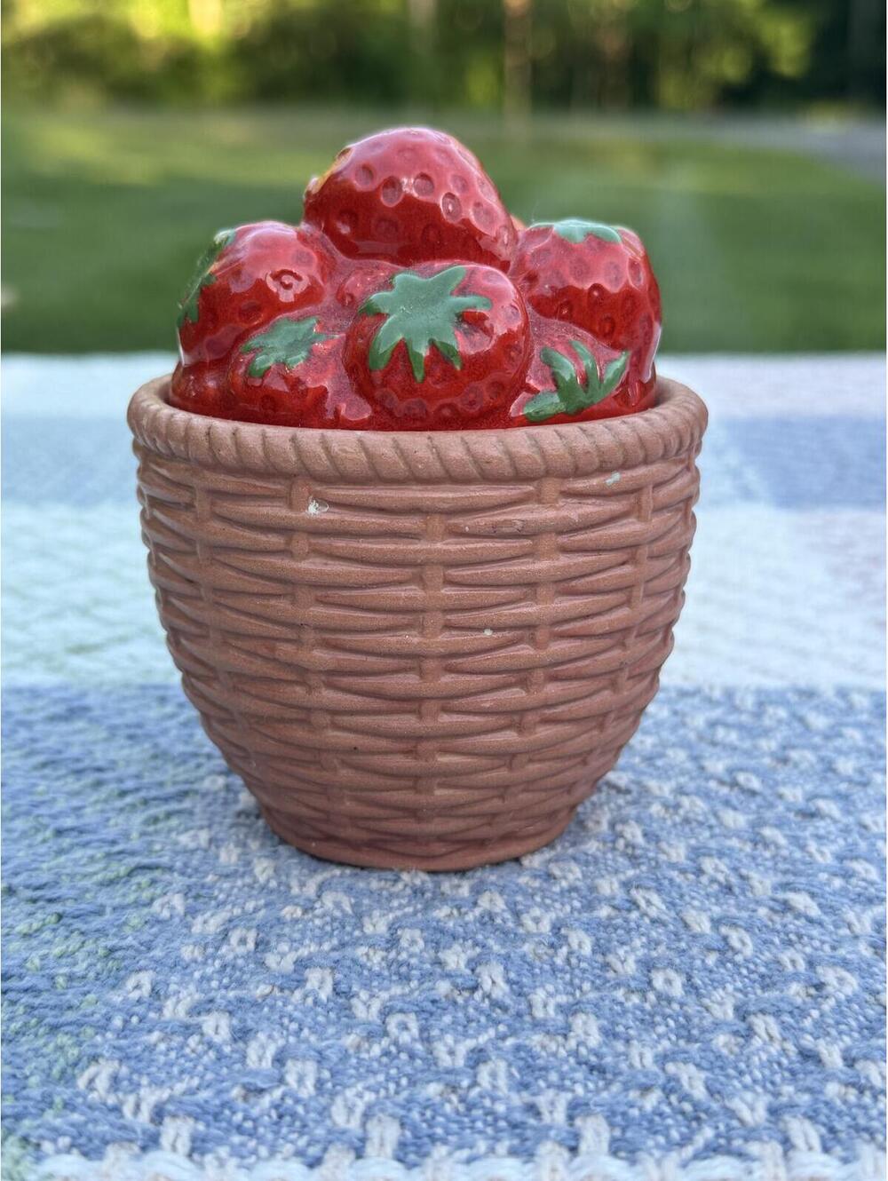 Vintage Avon Strawberry Dish